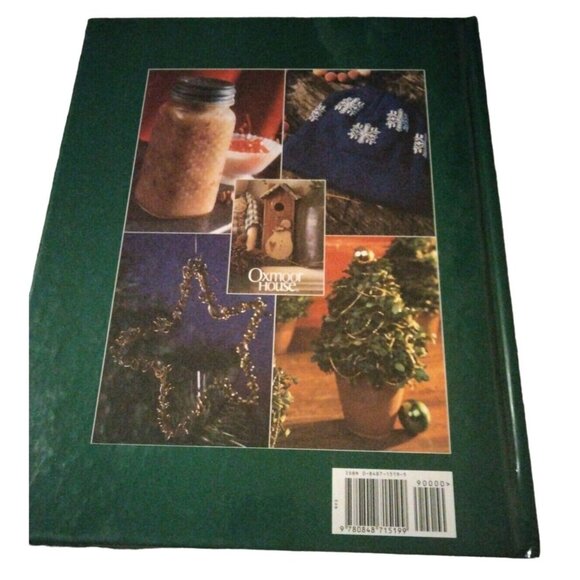 American Country Christmas 1996 Oxmoor House  Holiday Crafts Recipes Cottagecore - Picture 2 of 3